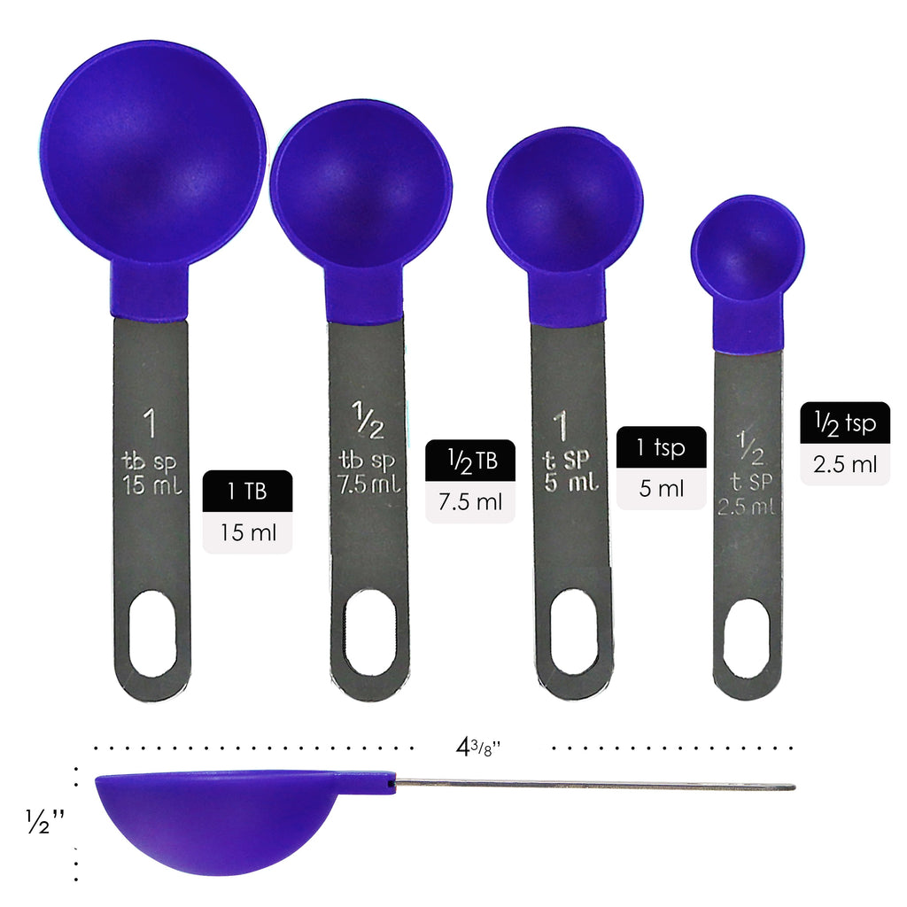 Reston Lloyd 8-Piece Measuring Cups & Spoons – Indigo