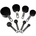 Reston Lloyd 8-Piece Measuring Cups & Spoons – Black