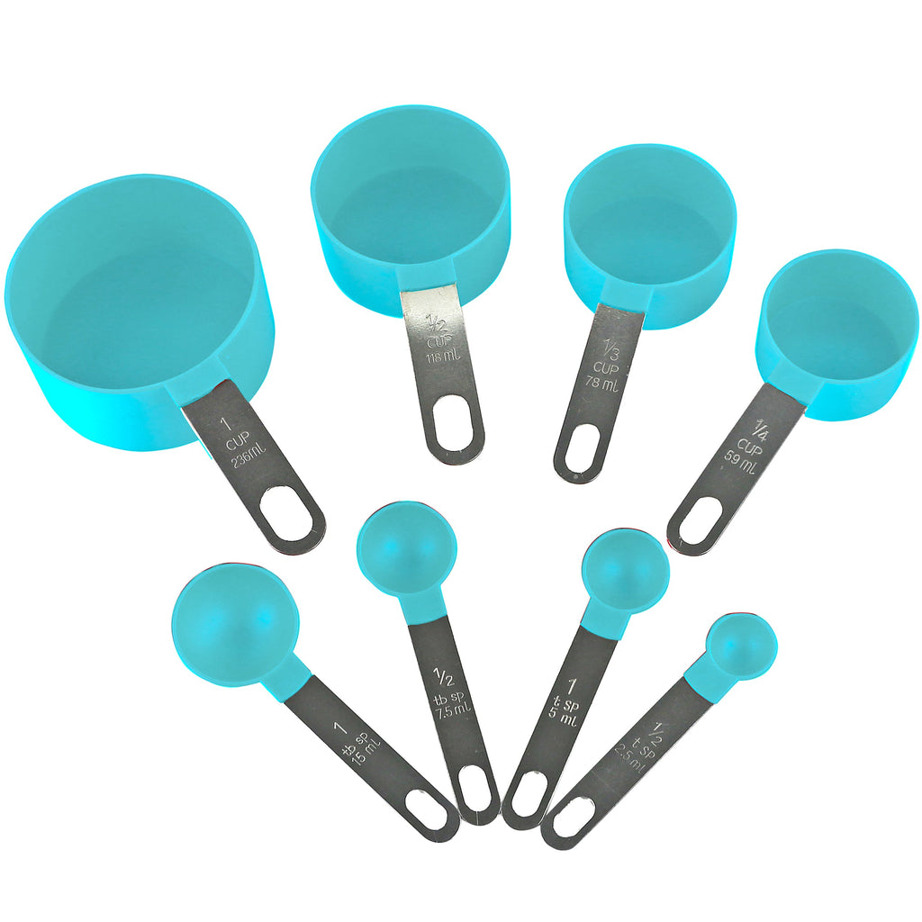 Reston Lloyd 8-Piece Measuring Cups & Spoons – Turquoise