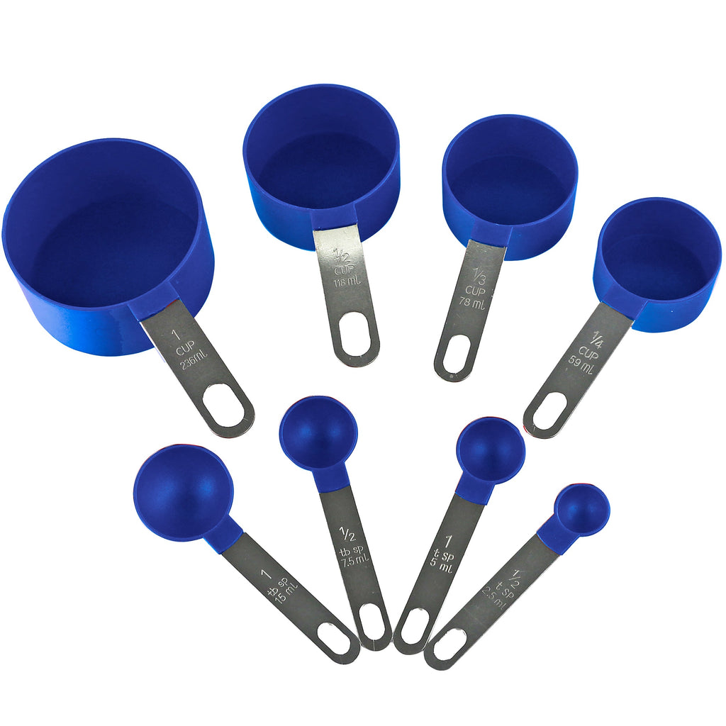 Reston Lloyd 8-Piece Measuring Cups & Spoons – Indigo