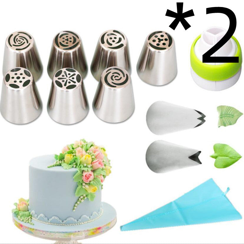 11-Piece Russian Tulip Piping Tip Decorating Set