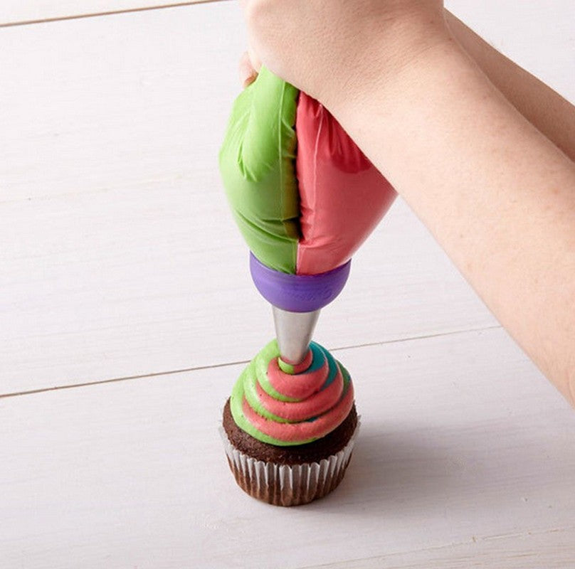 3-Color Icing Piping Bag Nozzle Converter
