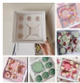 Bento Cake & Cupcake Box with Clear Lid