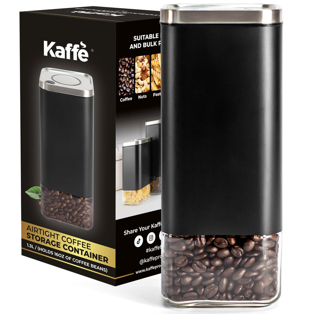 16 oz Square Glass Food Storage Canister