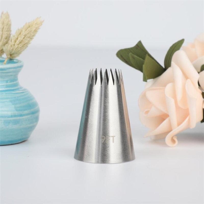 Extra-Large Stainless Steel Cake Decorating Piping Tips