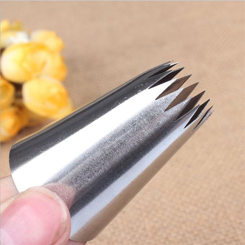 Extra-Large Stainless Steel Cake Decorating Piping Tips