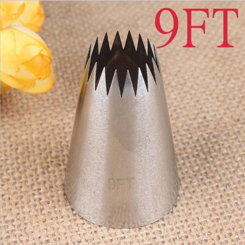 Extra-Large Stainless Steel Cake Decorating Piping Tips