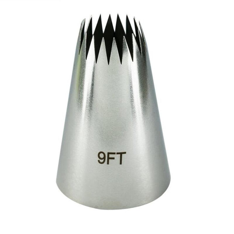 Extra-Large Stainless Steel Cake Decorating Piping Tips