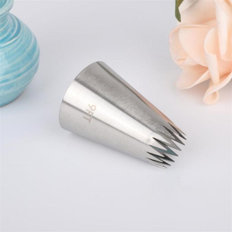 Extra-Large Stainless Steel Cake Decorating Piping Tips