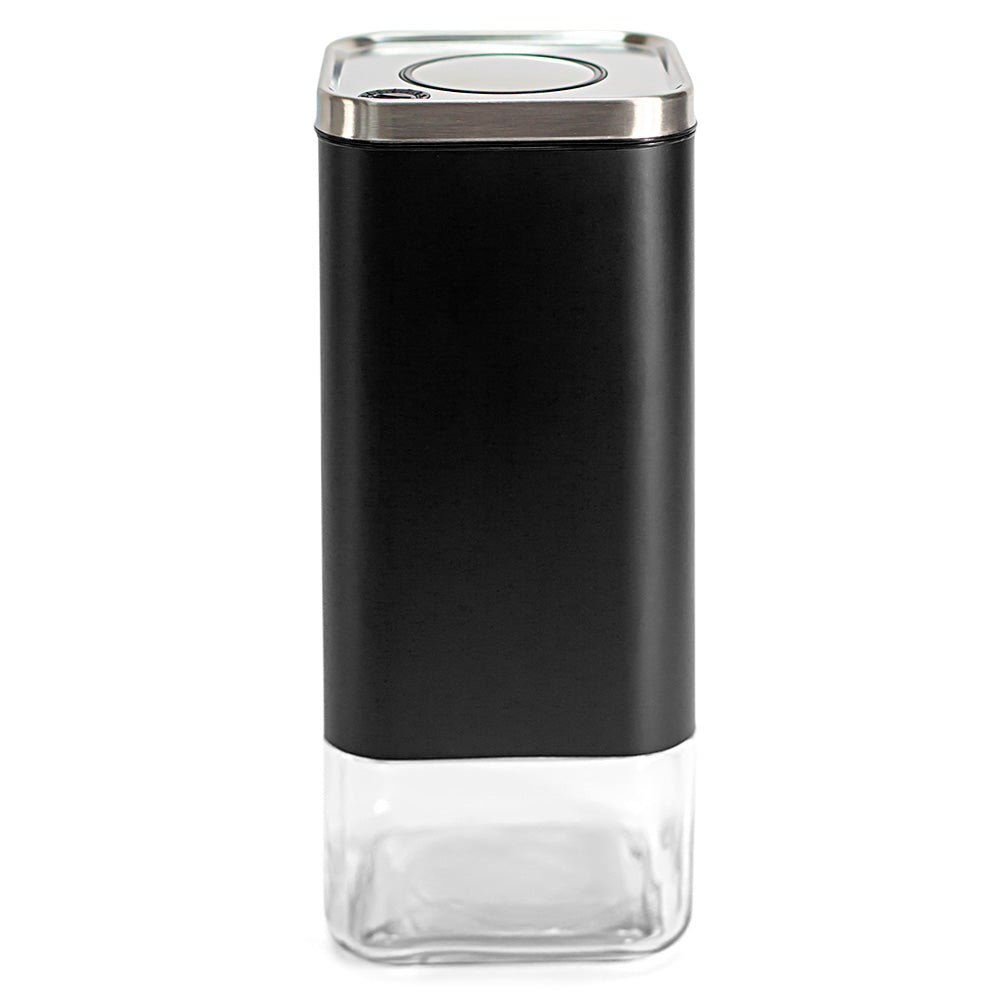 16 oz Square Glass Food Storage Canister